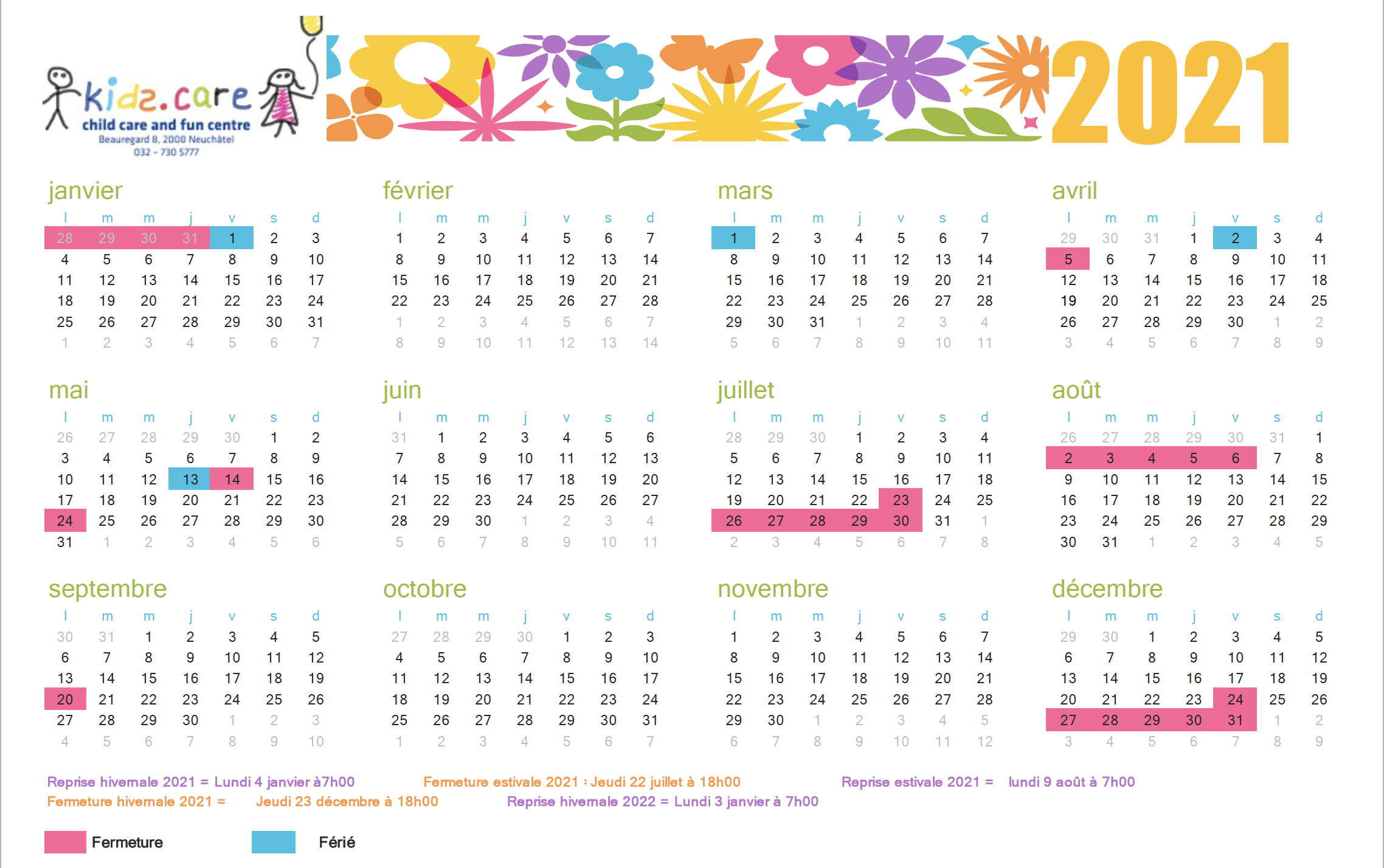 Calendrier